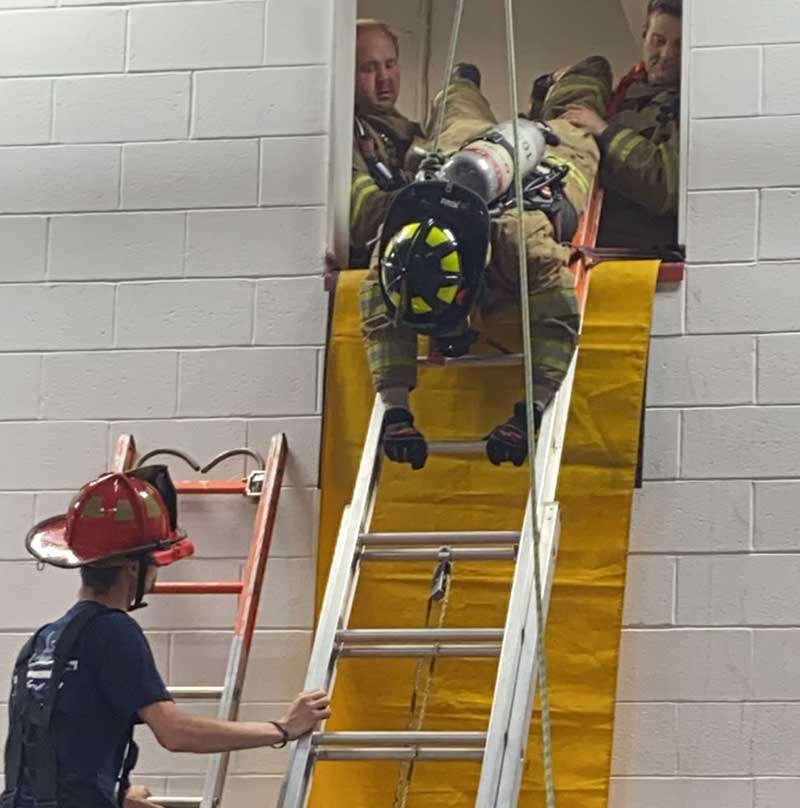 Ladder Bail Out Training
