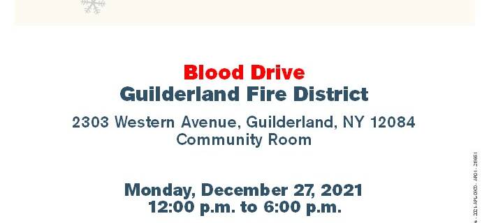 Holiday Blood Drive