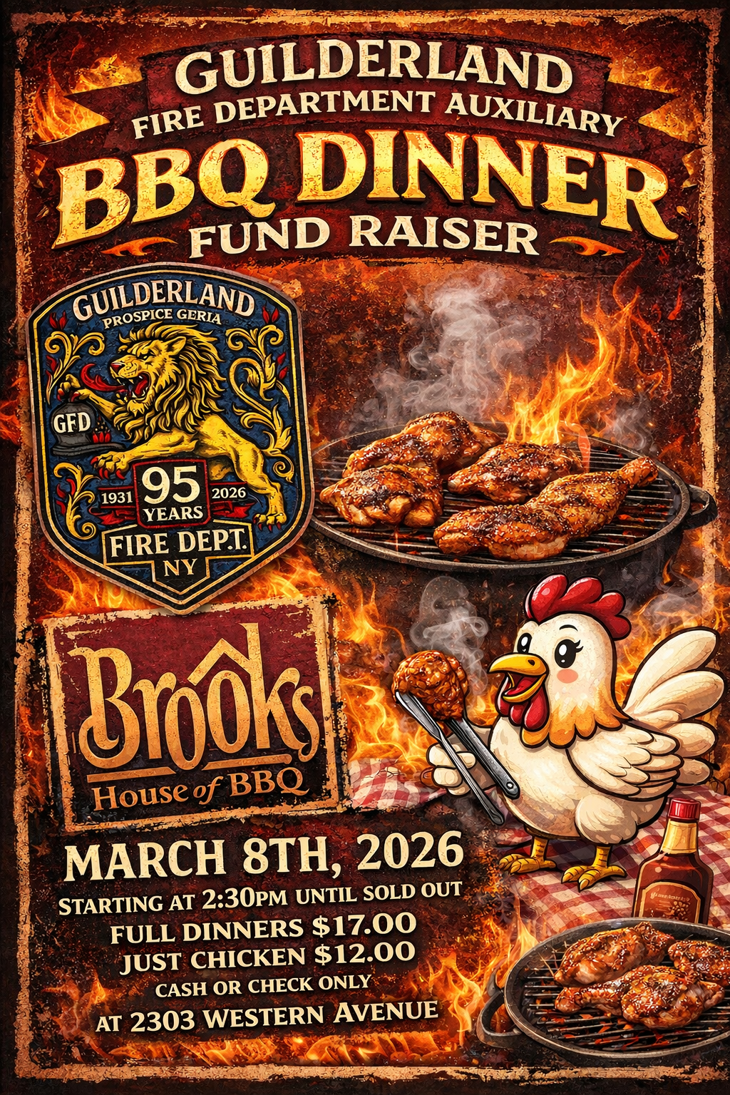 Brooks BBQ Chicken Dinner