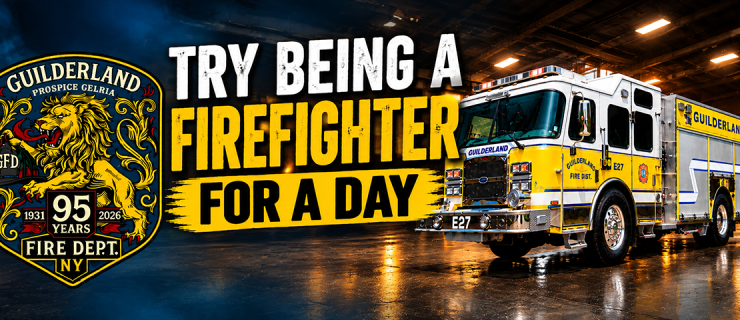 Firefighter for a day.